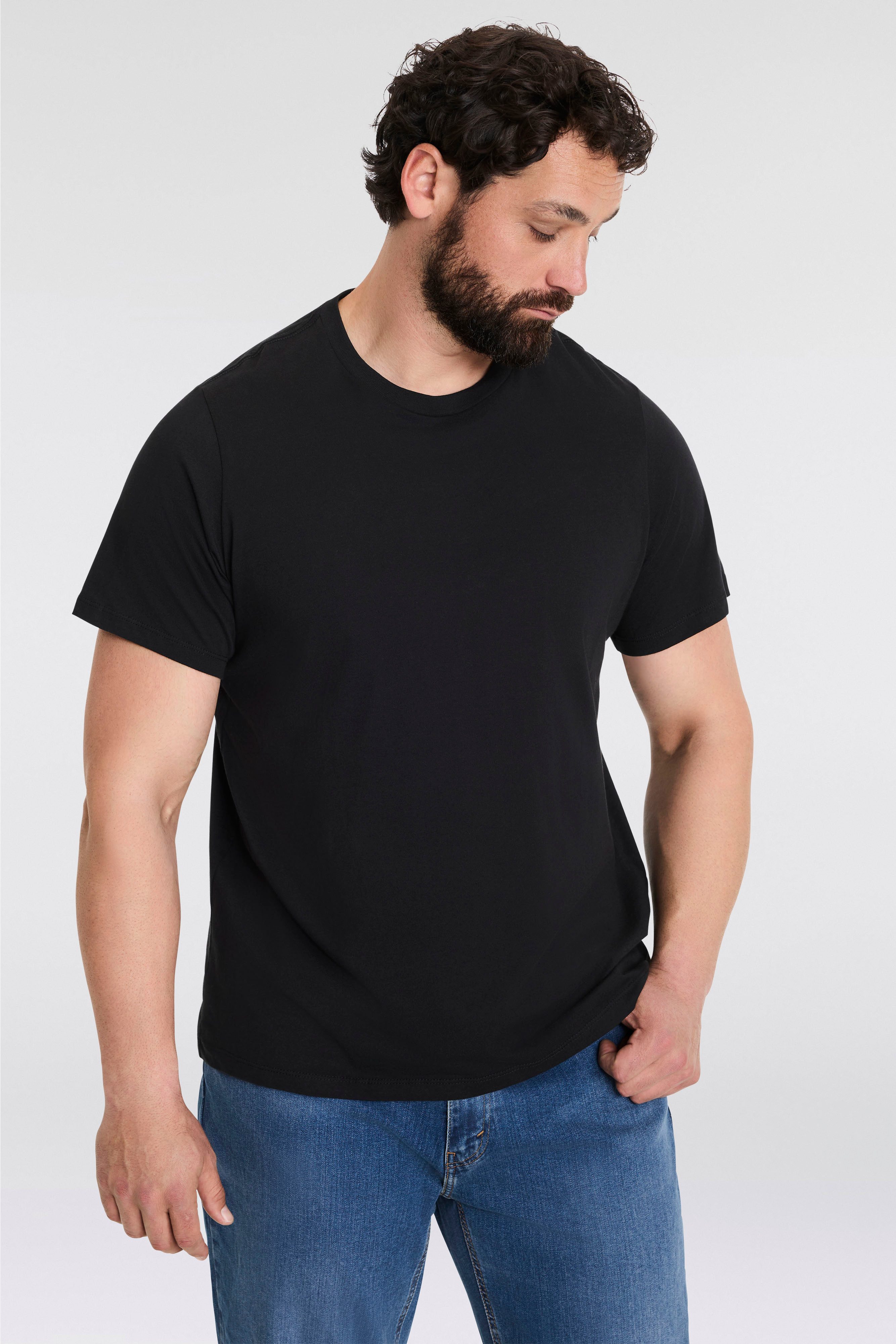Levis Plus Rundhalsshirt "BIG 2 PACK TEE", (Packung, 2er-Pack), unifarben günstig online kaufen