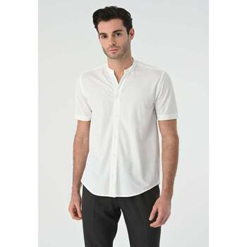 Antioch  Kurzarm Hemdbluse Natale Regular Fit Mandarin Collar Shirt günstig online kaufen