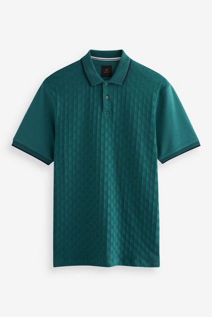 Next Poloshirt Strukturiertes Polo-Shirt (1-tlg) günstig online kaufen