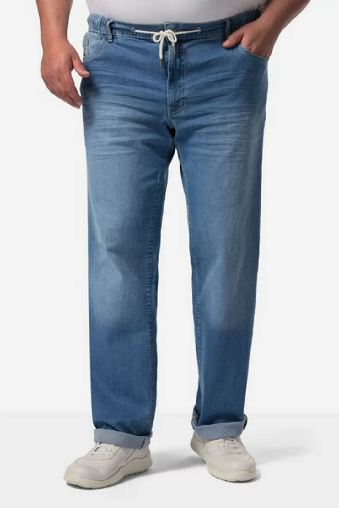 Men Plus 5-Pocket-Jeans Men+ Jeans Bauchfit Schlupfbund bis 72/36 günstig online kaufen