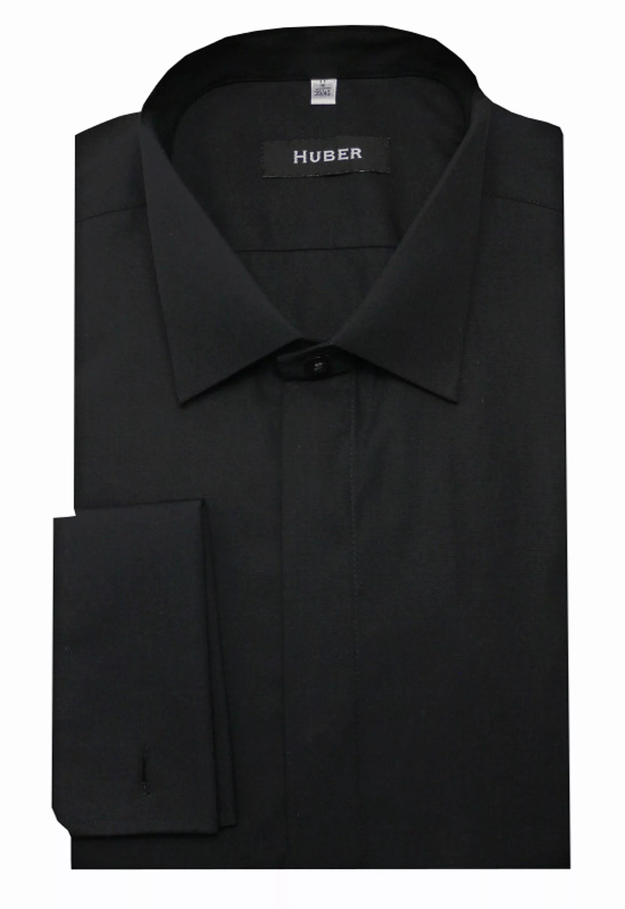 Huber Hemden Langarmhemd HU-0021 Kläppchen-Kragen Umschlag-Manschette günstig online kaufen