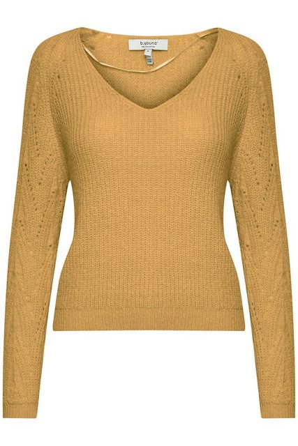 b.young Strickpullover BYOMIKKA JUMPER - 20810216 Strickpullover mit V-Auss günstig online kaufen