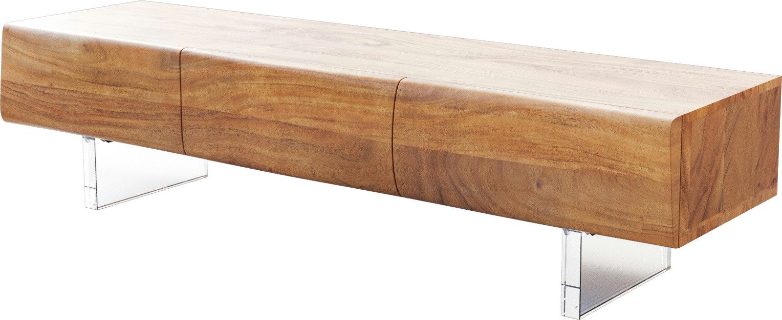 DELIFE Lowboard New, Live-Edge Akazie Natur günstig online kaufen