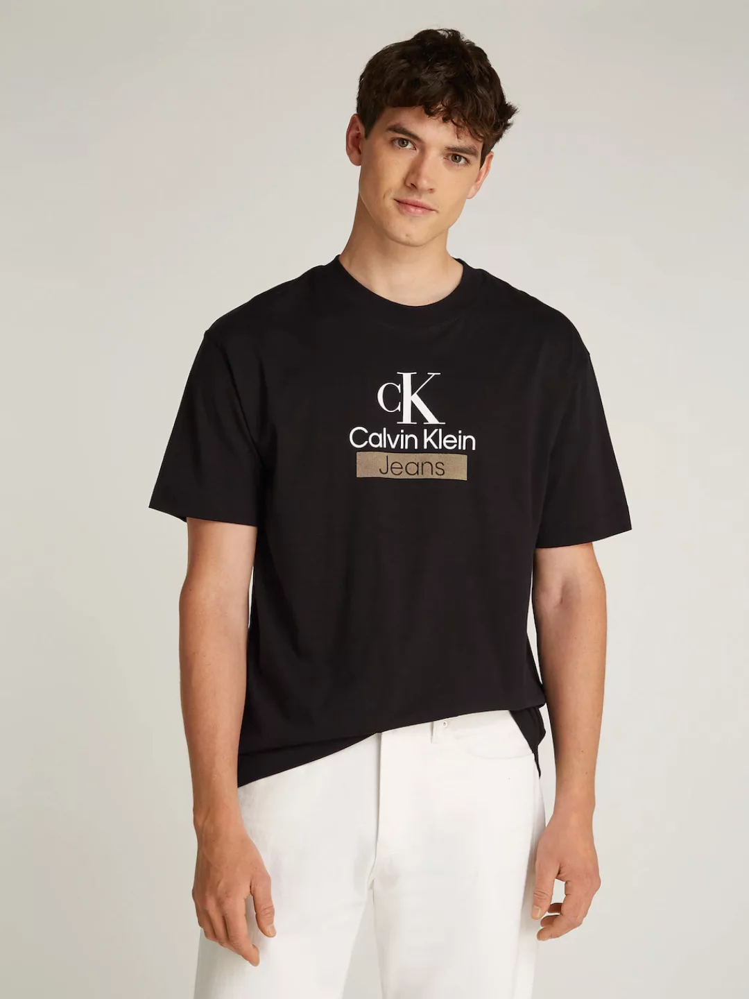 Calvin Klein Jeans T-Shirt STACKED ARCHIVAL TEE günstig online kaufen