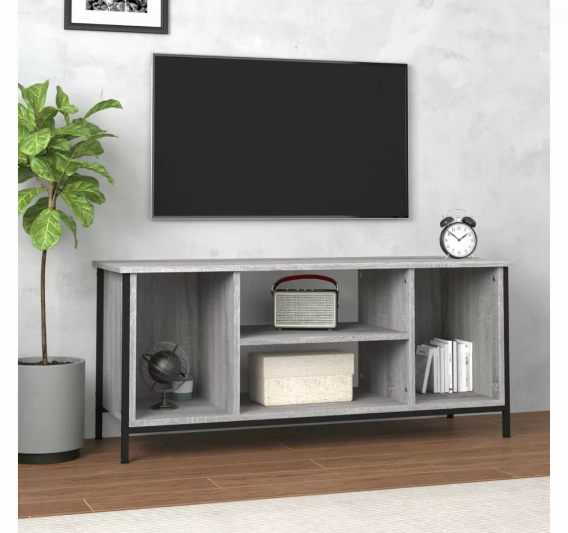 vidaXL Schrankmodule TV-Schrank Grau Sonoma 102x35x45 cm Holzwerkstoff günstig online kaufen