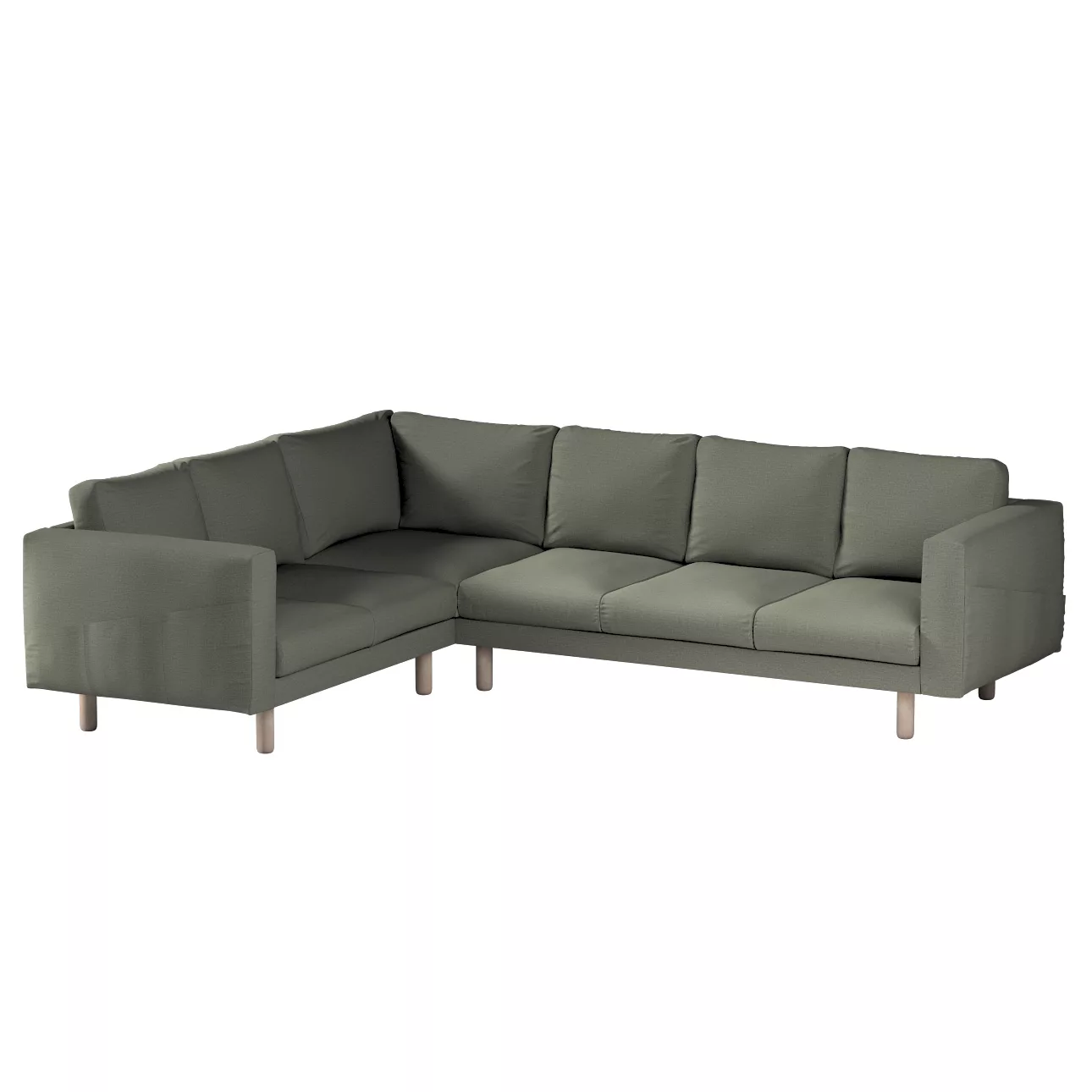 Bezug für Norsborg 5-Sitzer Ecksofa, grau-beige, Norsborg 5-Sitzer Ecksofab günstig online kaufen