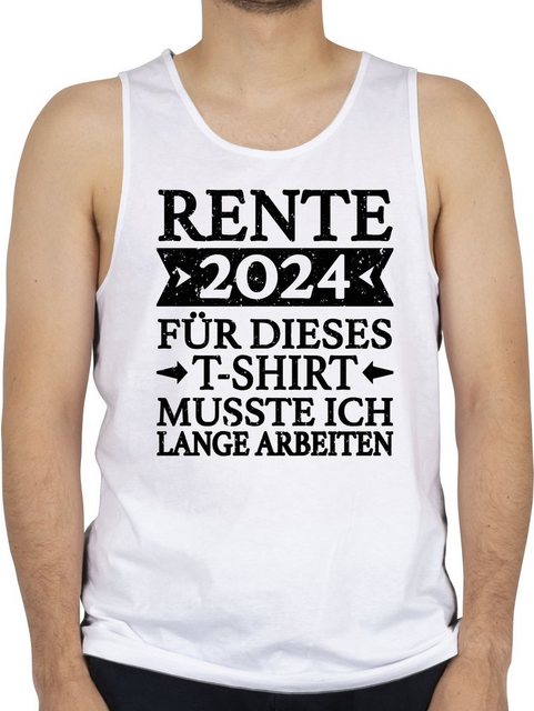 Shirtracer Tanktop Rente 2024 für dieses T-Shirt musste ich lange arbeiten günstig online kaufen