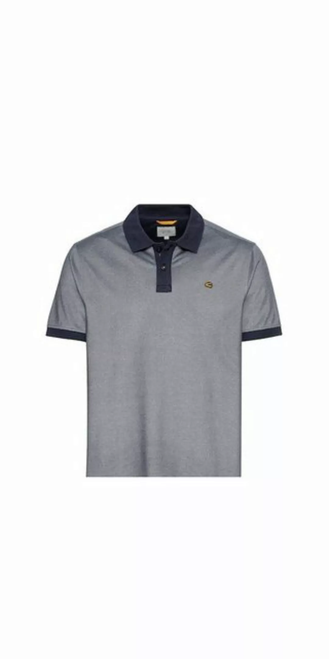 camel active Poloshirt Camel Active Herren Kurzarm Poloshirt blau meliert ( günstig online kaufen