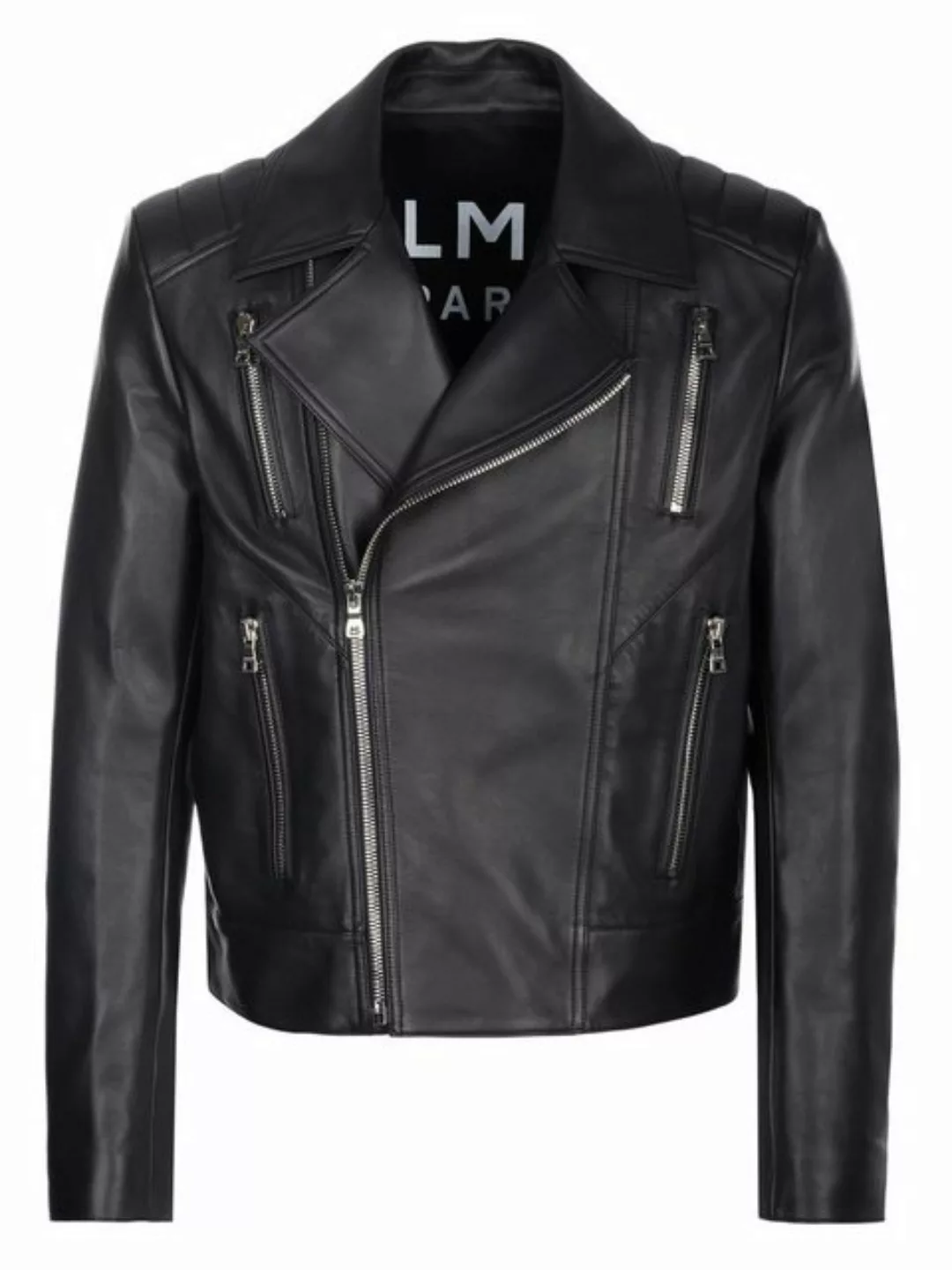 Balmain Lederjacke Balmain Jacke schwarz günstig online kaufen