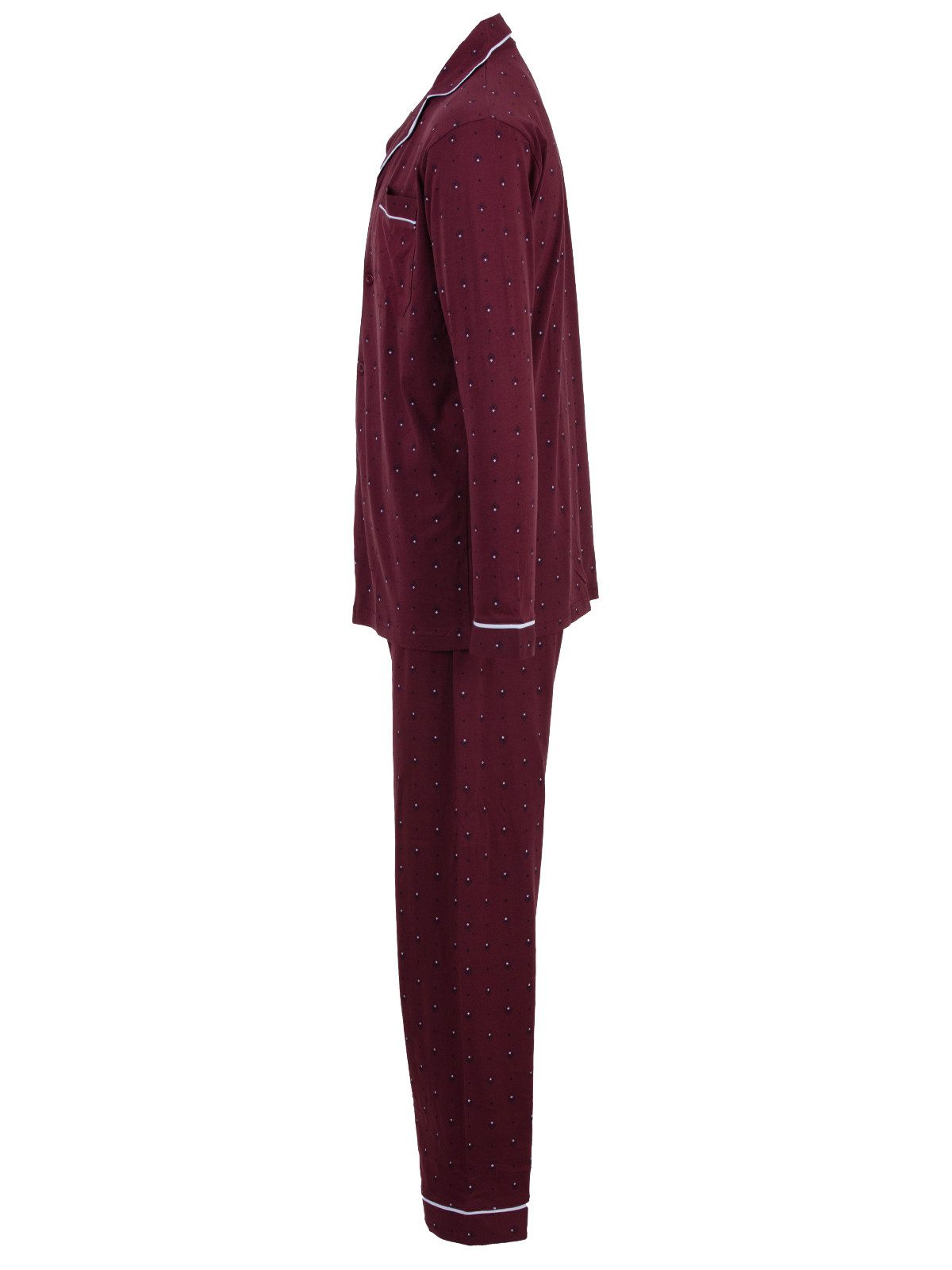 Henry Terre Schlafanzug Pyjama Set Langarm günstig online kaufen