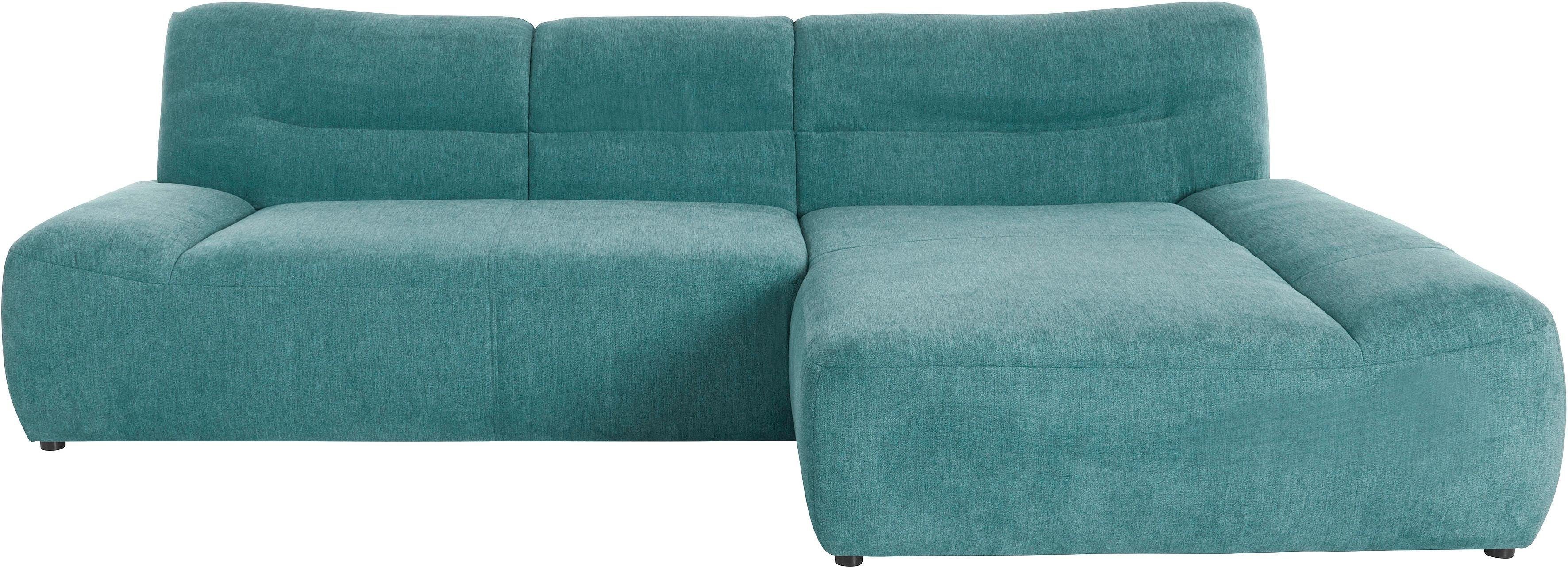 DOMO collection Ecksofa "Cesena moderne Polsterecke mit flachen Armlehnen, günstig online kaufen
