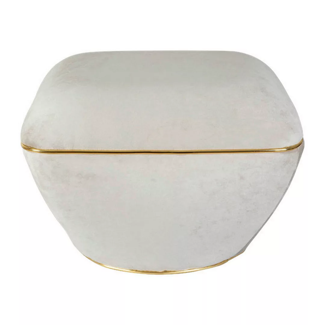 360 Living Hocker Contessa 100 taupe gold B/H/T: ca. 60x42,5x60 cm günstig online kaufen