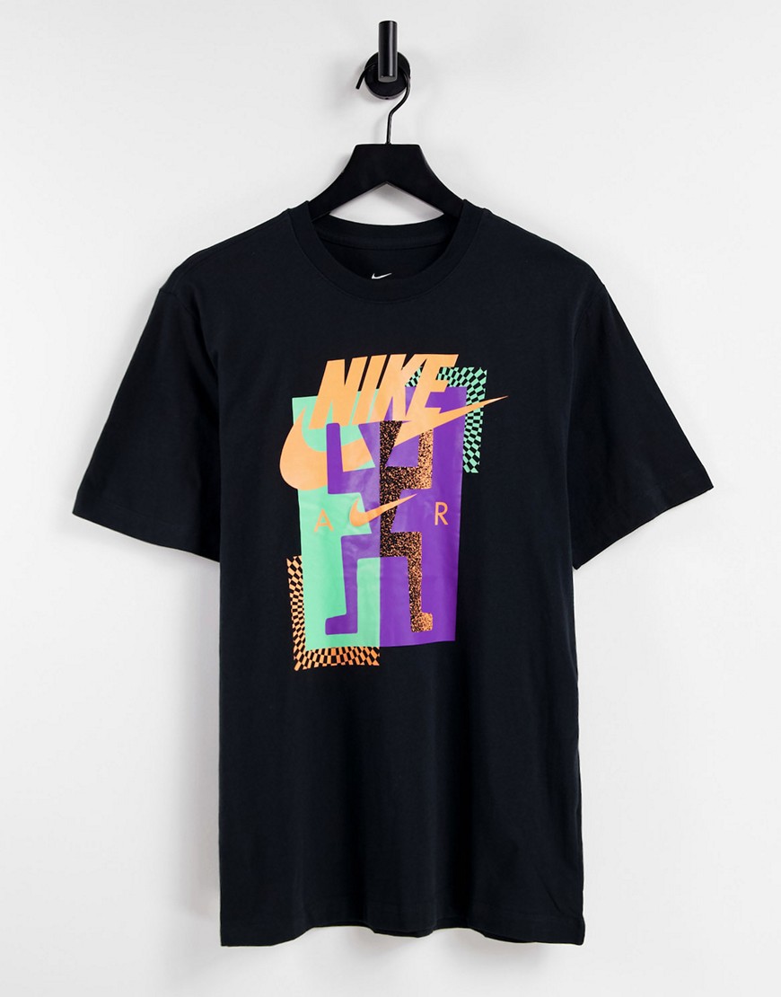 Nike – Festival Futura Air Dancer – T-Shirt in Schwarz günstig online kaufen