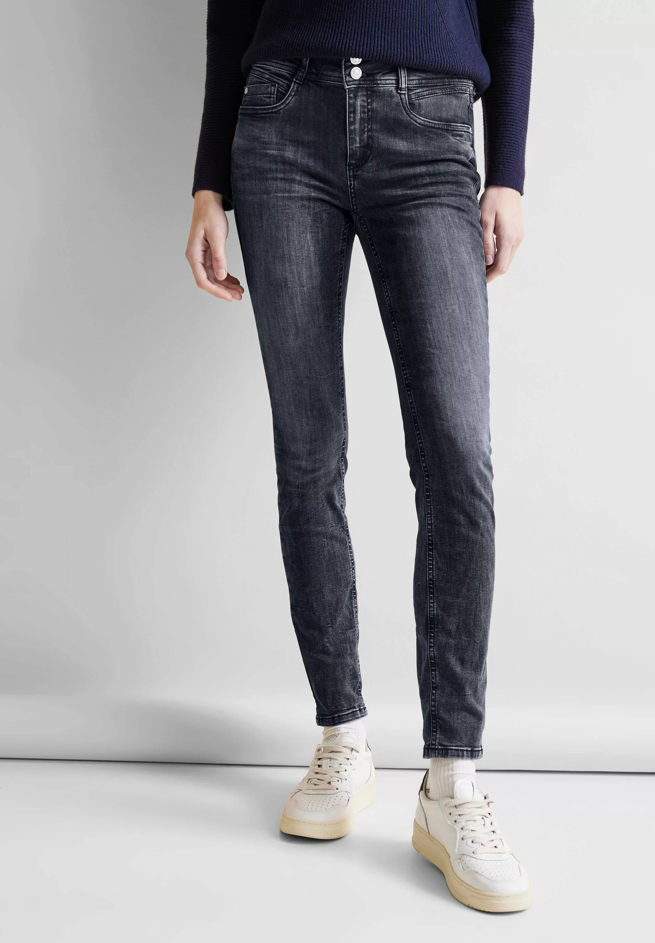 STREET ONE Slim-fit-Jeans, High Waist günstig online kaufen