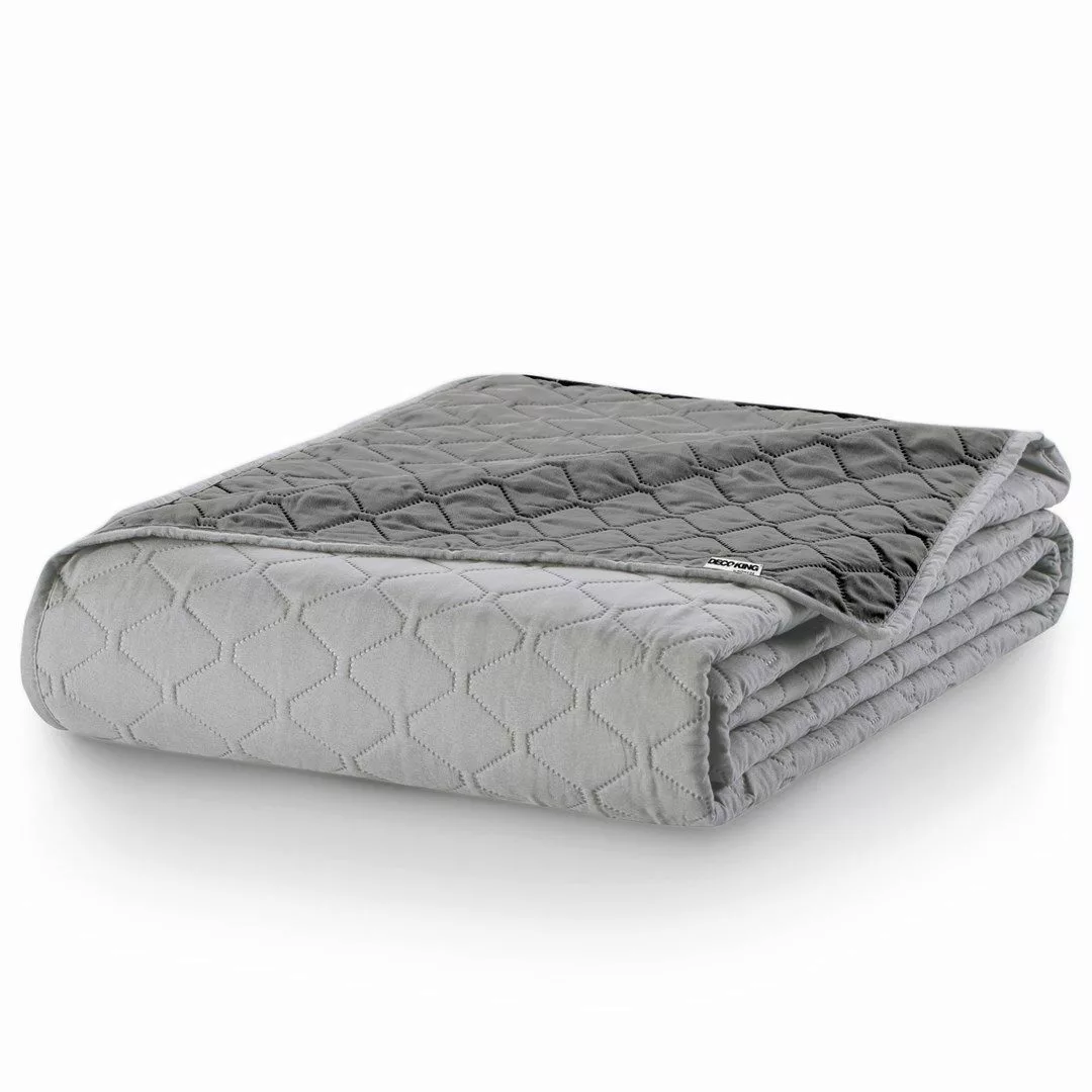 DecoKing Tagesdecke Bettüberwurf mit Uni Wendedesign günstig online kaufen
