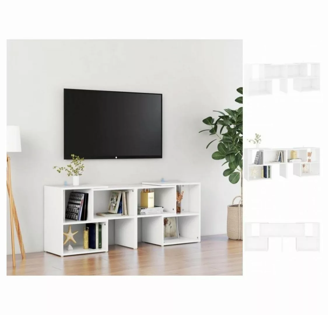 vidaXL TV-Schrank TV-Schrank Weiß 104x30x52 cm Spanplatte Lowboard günstig online kaufen