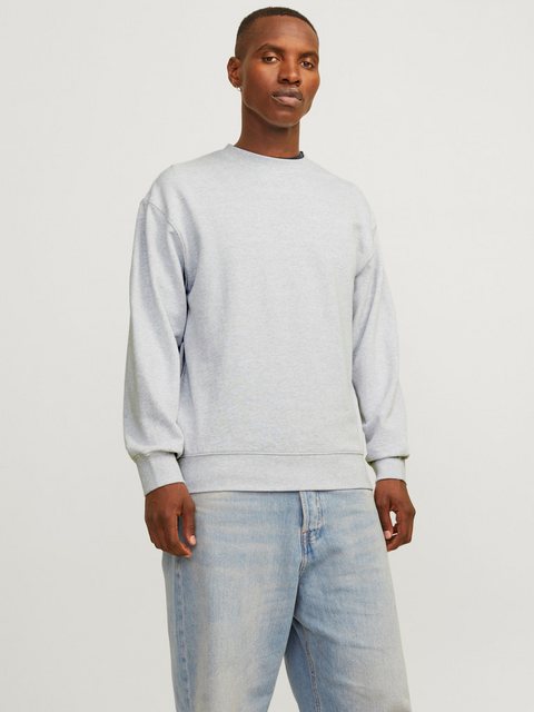 Jack & Jones Sweatshirt JJECHARGE SWEAT CREW NECK NOOS mit Rippbündchen günstig online kaufen