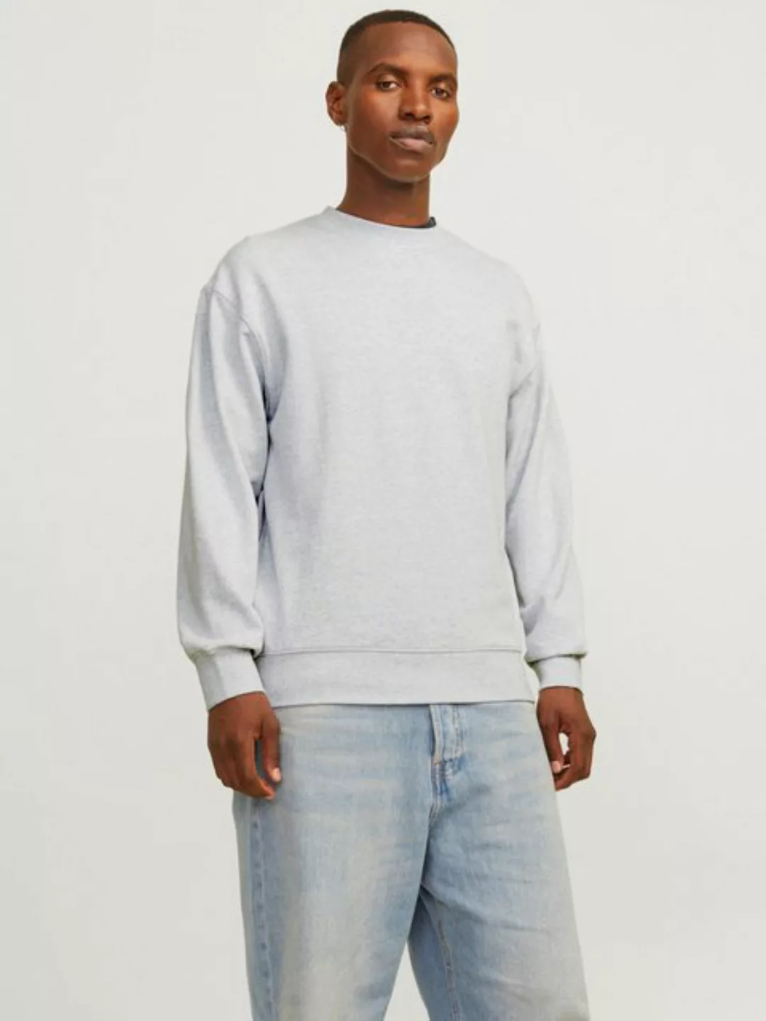 Jack & Jones Sweatshirt JJECHARGE SWEAT CREW NECK NOOS mit Rippbündchen günstig online kaufen