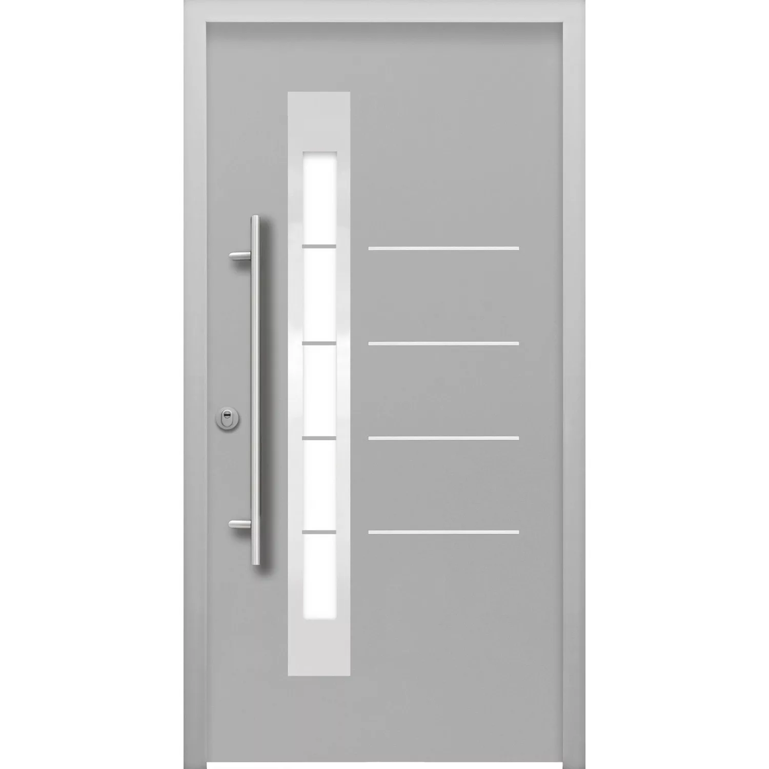 Splendoor Thermospace Sicherheits-Haustür Berlin Prime RC2 Grau 100x210 cm günstig online kaufen