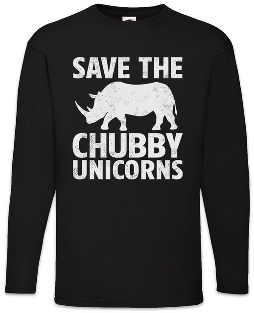 Urban Backwoods Langarmshirt Save The Chubby Unicorns Langarm T-Shirt Nasho günstig online kaufen