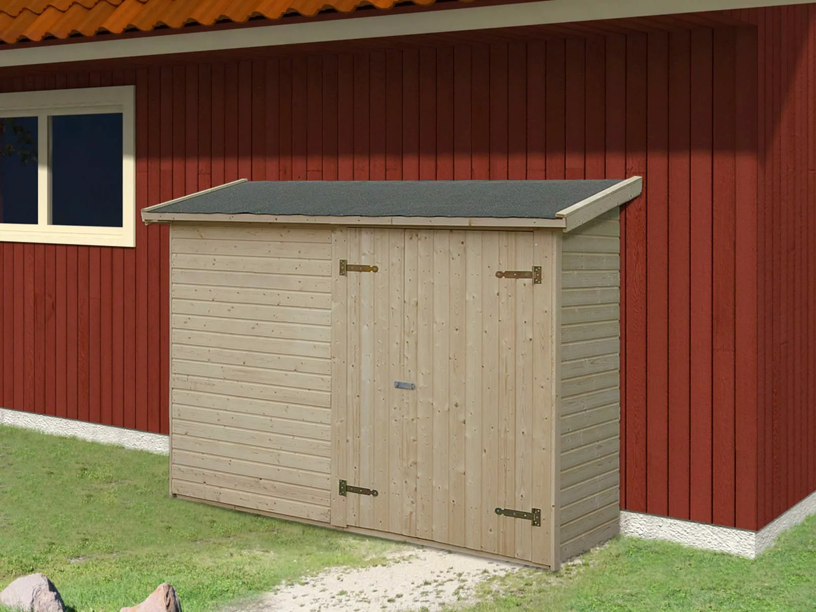 Palmako Gerätehaus "Leif", transparent günstig online kaufen