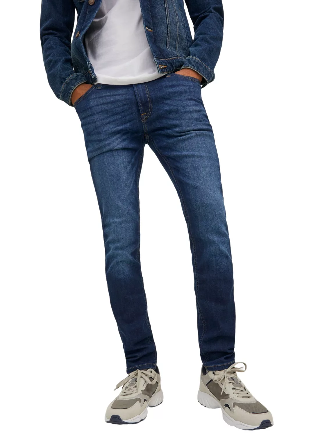 Jack & Jones Herren Jeans JJILIAM JJORIGINAL AM 014 LID - Skinny Fit - Blau günstig online kaufen