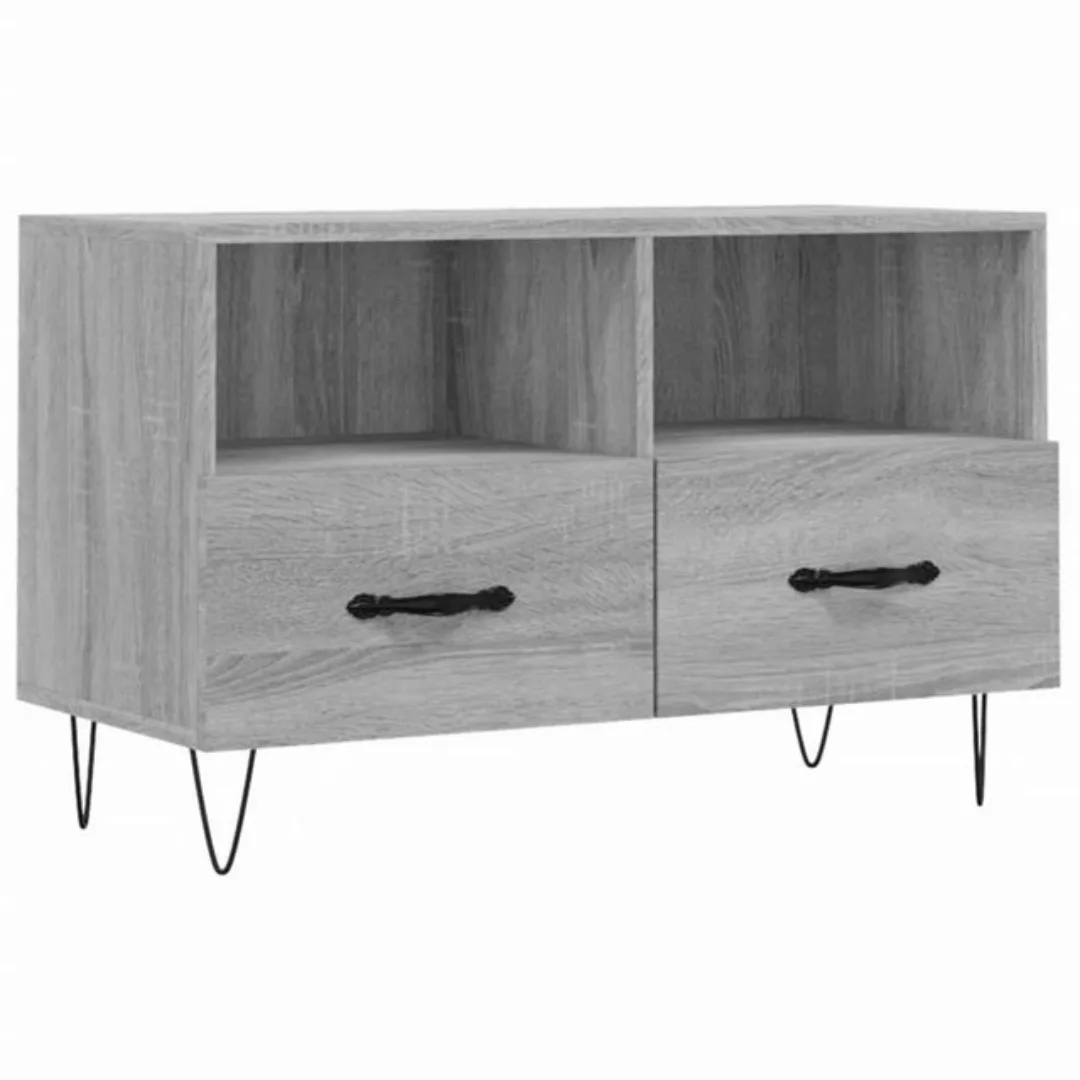 furnicato TV-Schrank Grau Sonoma 80x36x50 cm Holzwerkstoff günstig online kaufen