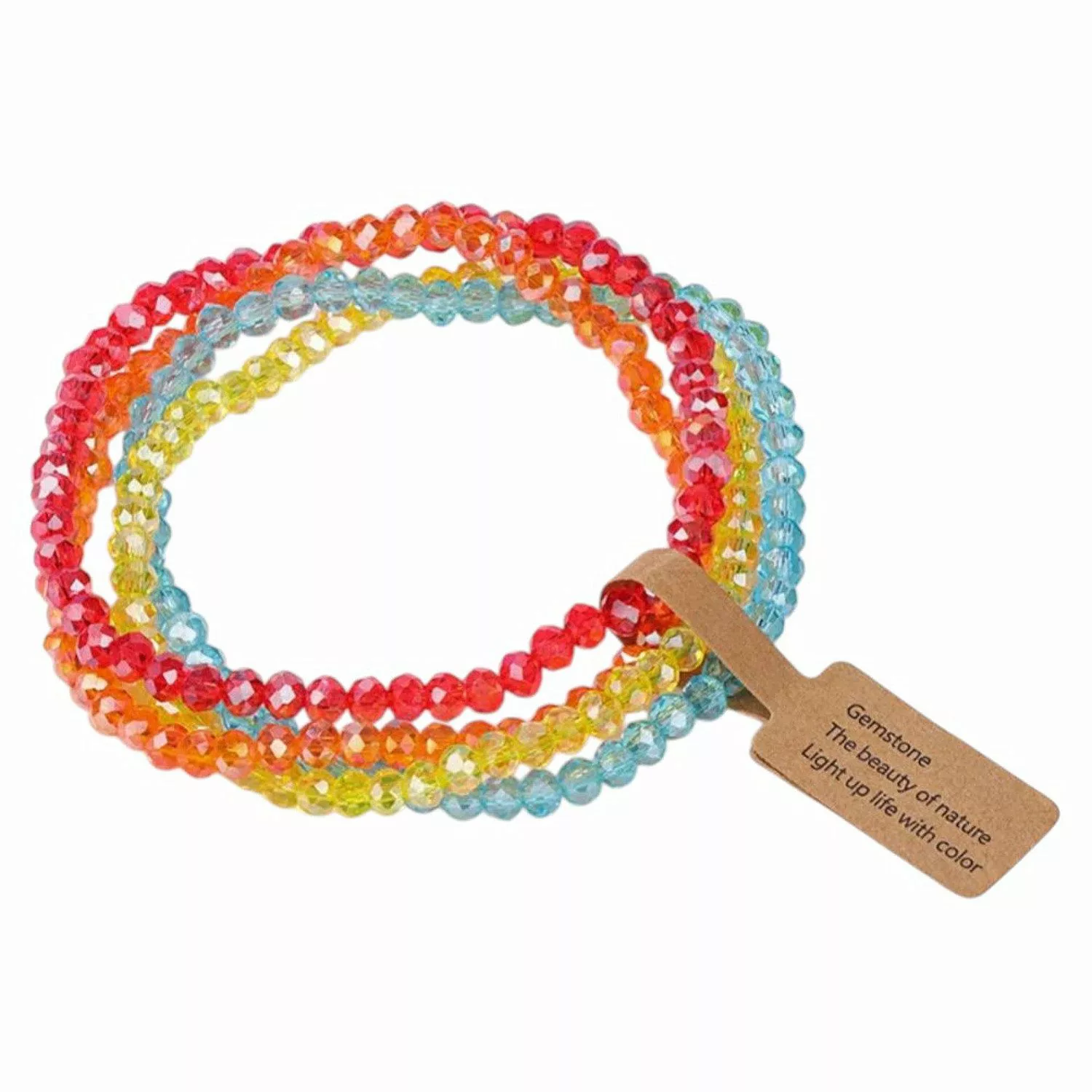 KARMA Armband Set Damenarmband Glasperlen 4er günstig online kaufen