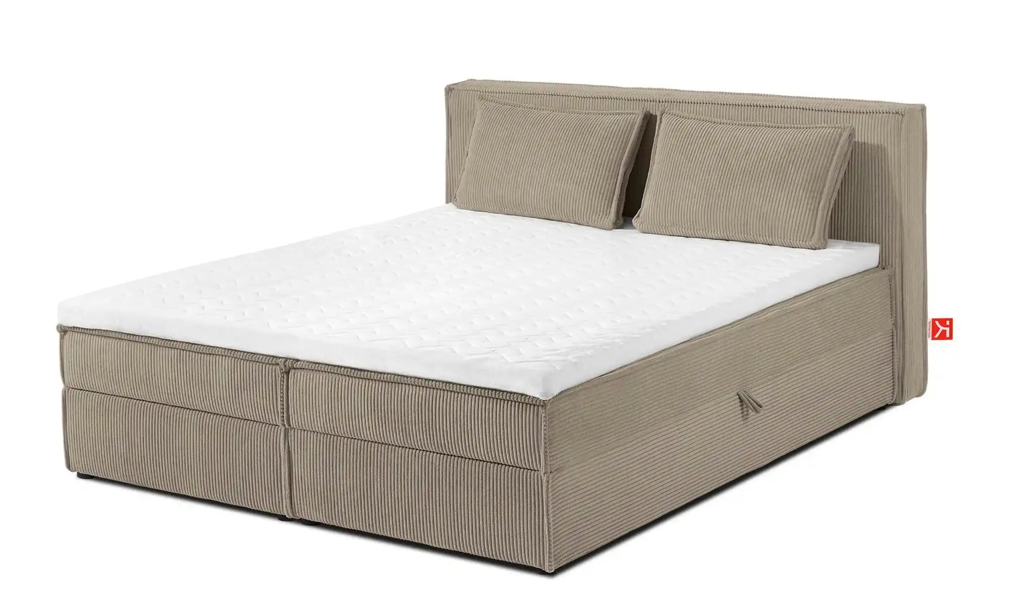 KONSIMO Boxbett  Roti ¦ beige ¦ Maße (cm): B: 165 H: 95 Betten > Polsterbet günstig online kaufen