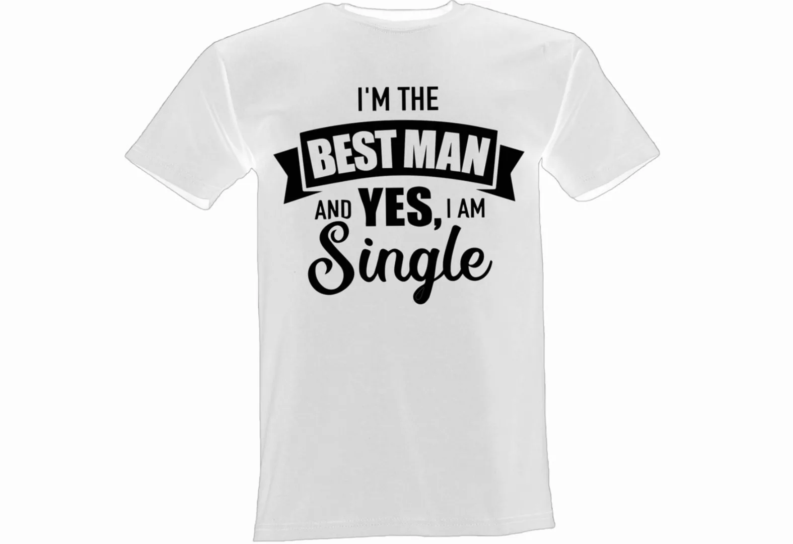 Lustige & Witzige T-Shirts T-Shirt T-Shirt Yes i am Single Fun-Shirt Logo 4 günstig online kaufen