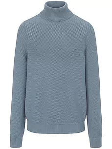 Rollkragen-Pullover Peter Hahn blau günstig online kaufen