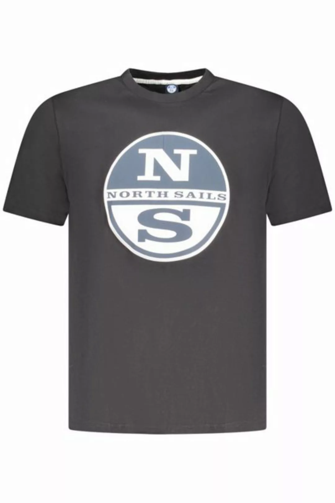 North Sails T-Shirt Herren T-Shirt Schwarz Kurzarm mit Rundhals und günstig online kaufen