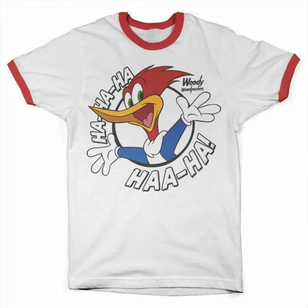 Woody Woodpecker T-Shirt Hahaha Ringer Tee günstig online kaufen