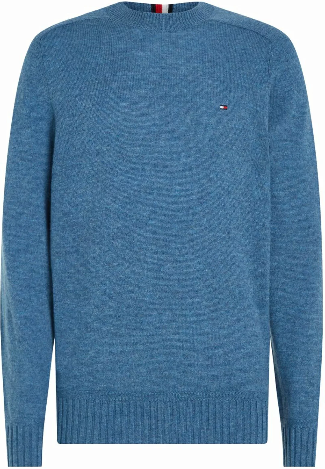 Tommy Hilfiger Merino-Pullover Blau - Größe XXL günstig online kaufen