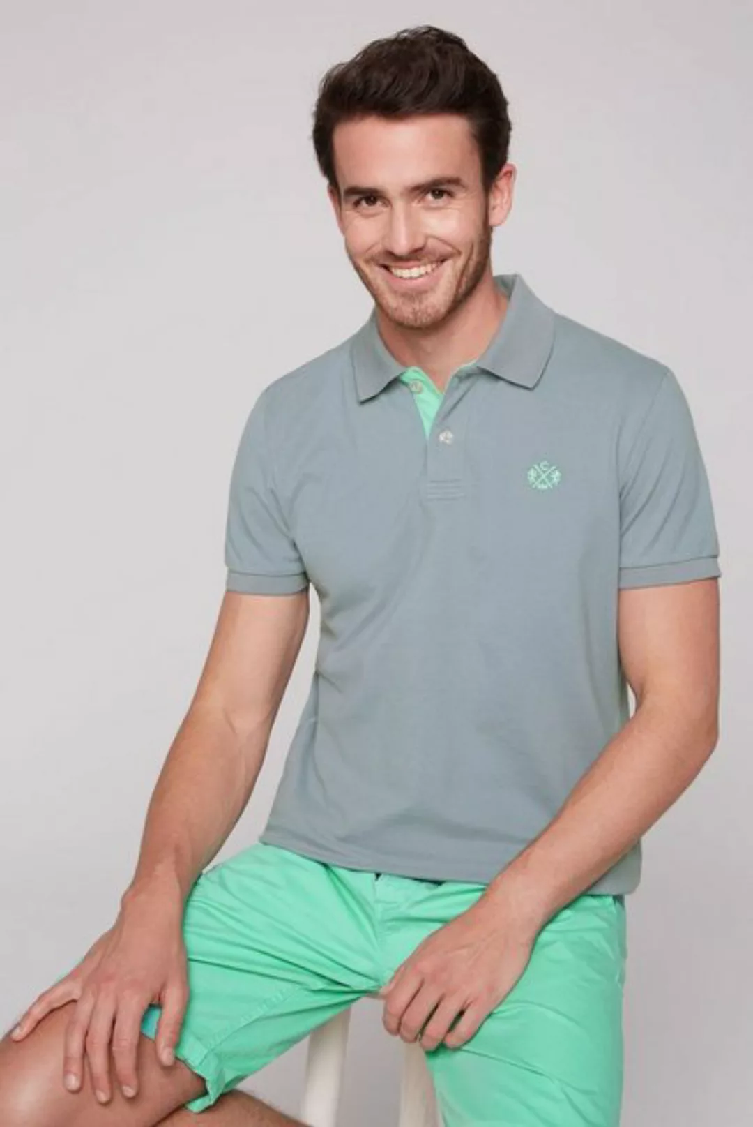 CAMP DAVID Poloshirt aus Bio-Baumwolle günstig online kaufen