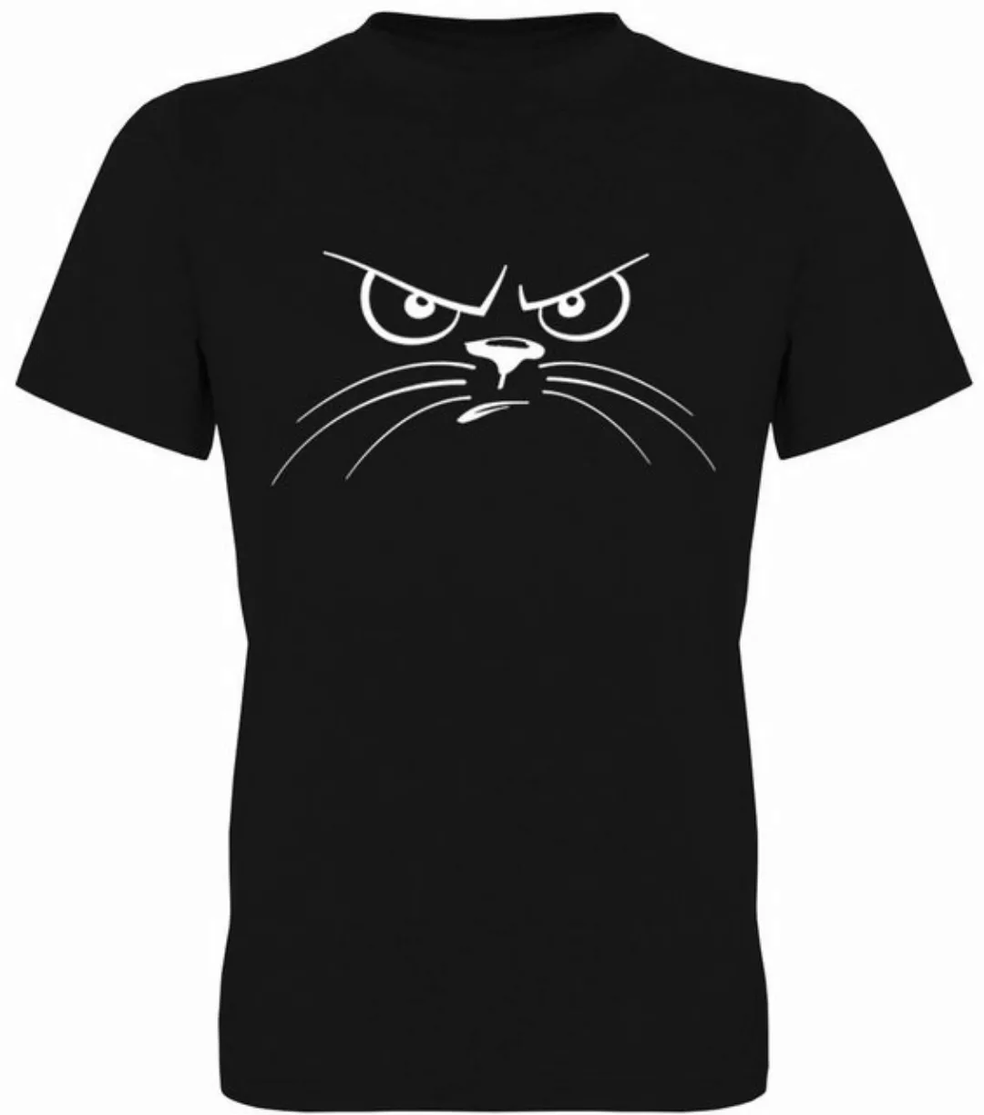 G-graphics T-Shirt Grimmige Katze Herren T-Shirt, mit Frontprint, für Katze günstig online kaufen