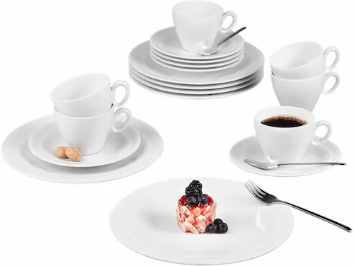 Seltmann Weiden Kaffeeservice »Geschirr-Set, Service Trio«, (Set, 18 tlg.), günstig online kaufen