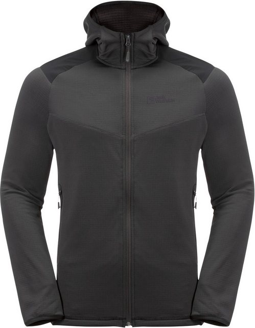 Jack Wolfskin Fleecejacke KOLBENBERG HOODED FZ M PHANTOM günstig online kaufen