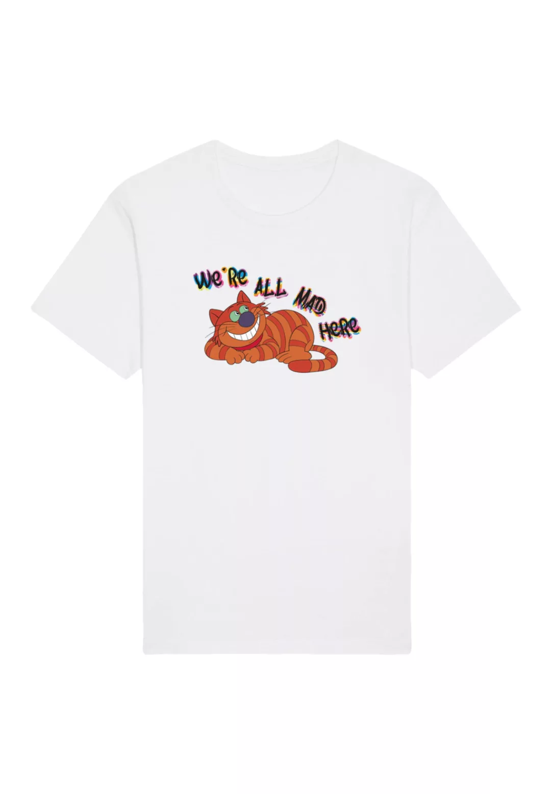 F4NT4STIC T-Shirt "Alice im Wunderland Mad Here", Premium Qualität, Zeichen günstig online kaufen