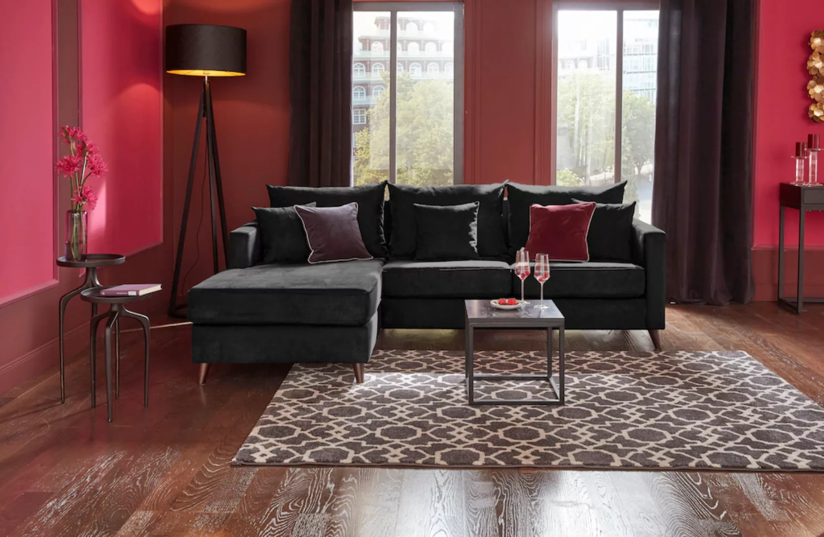 Guido Maria Kretschmer Home&Living Ecksofa "Renesse L-Form", lose Kissen, K günstig online kaufen