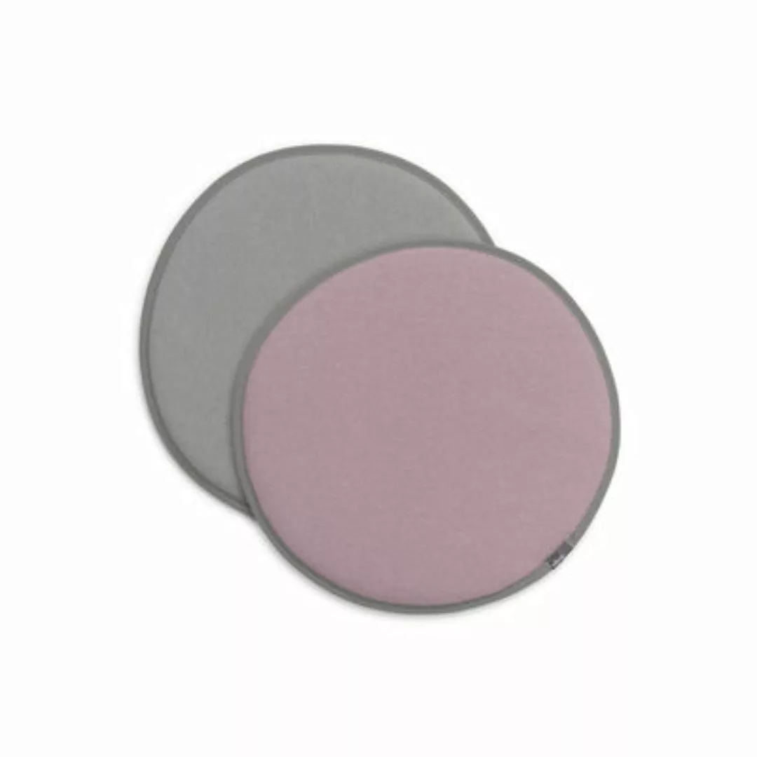 Vitra - Vitra Seat Dots Sitzkissen Ø38cm - pink-sierra grau/lichtgrau-sierr günstig online kaufen