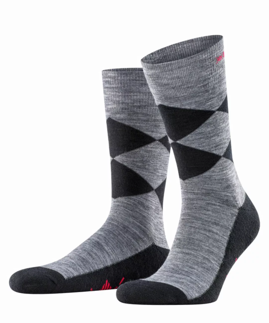 Burlington Trekking Women Socken, 36-41, Blau, Raute, Wolle, 20787-650601 günstig online kaufen