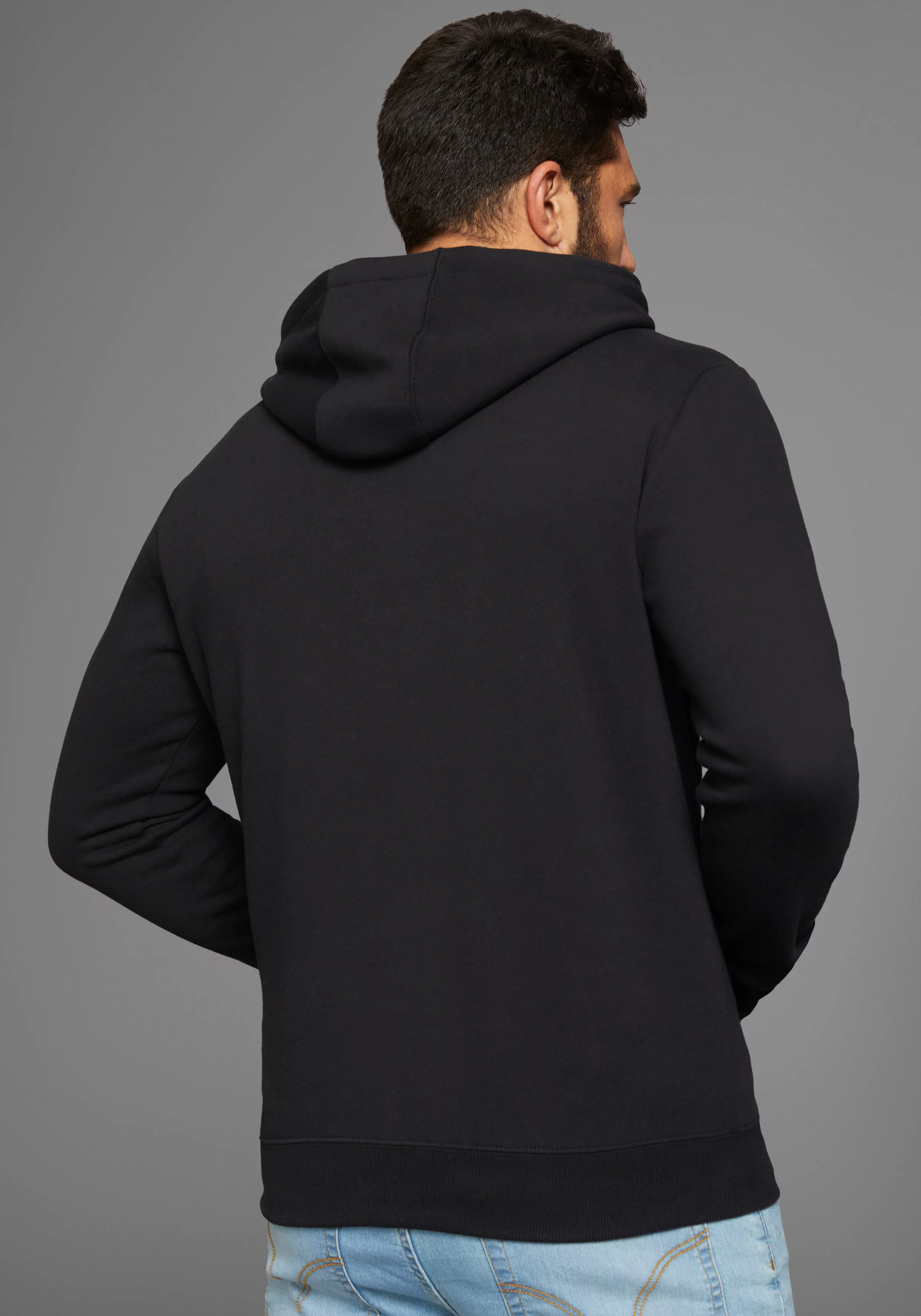 Mans World Kapuzensweatshirt, mit Kämguruhtasche günstig online kaufen