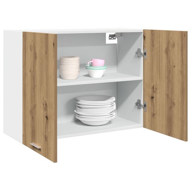 vidaXL Hängeschrank Hängeschrank Küchenschrank Artisan-Eiche 80x31x60 cm Sp günstig online kaufen