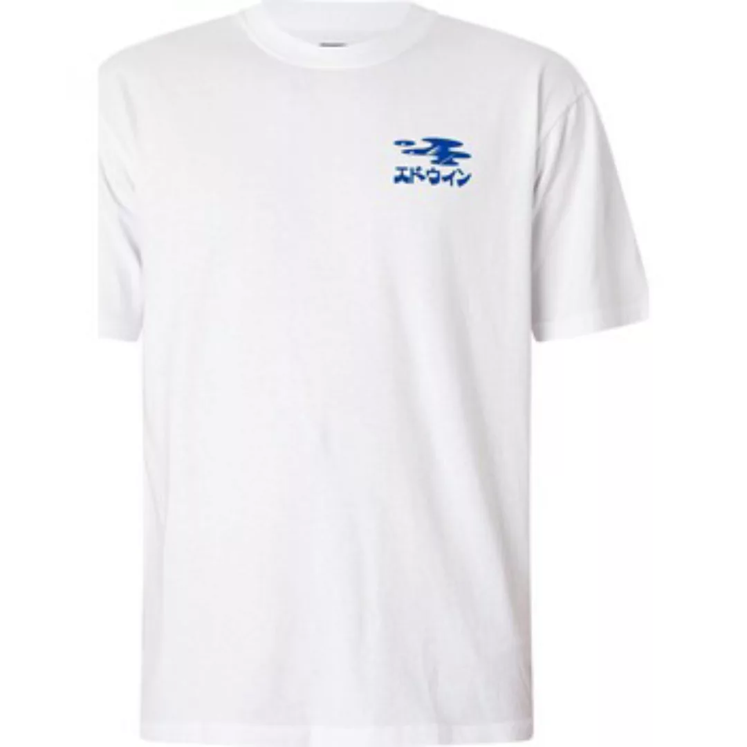 Edwin  T-Shirt T-Shirt mit feuchtigkeitsspendender Grafik am Rücken günstig online kaufen