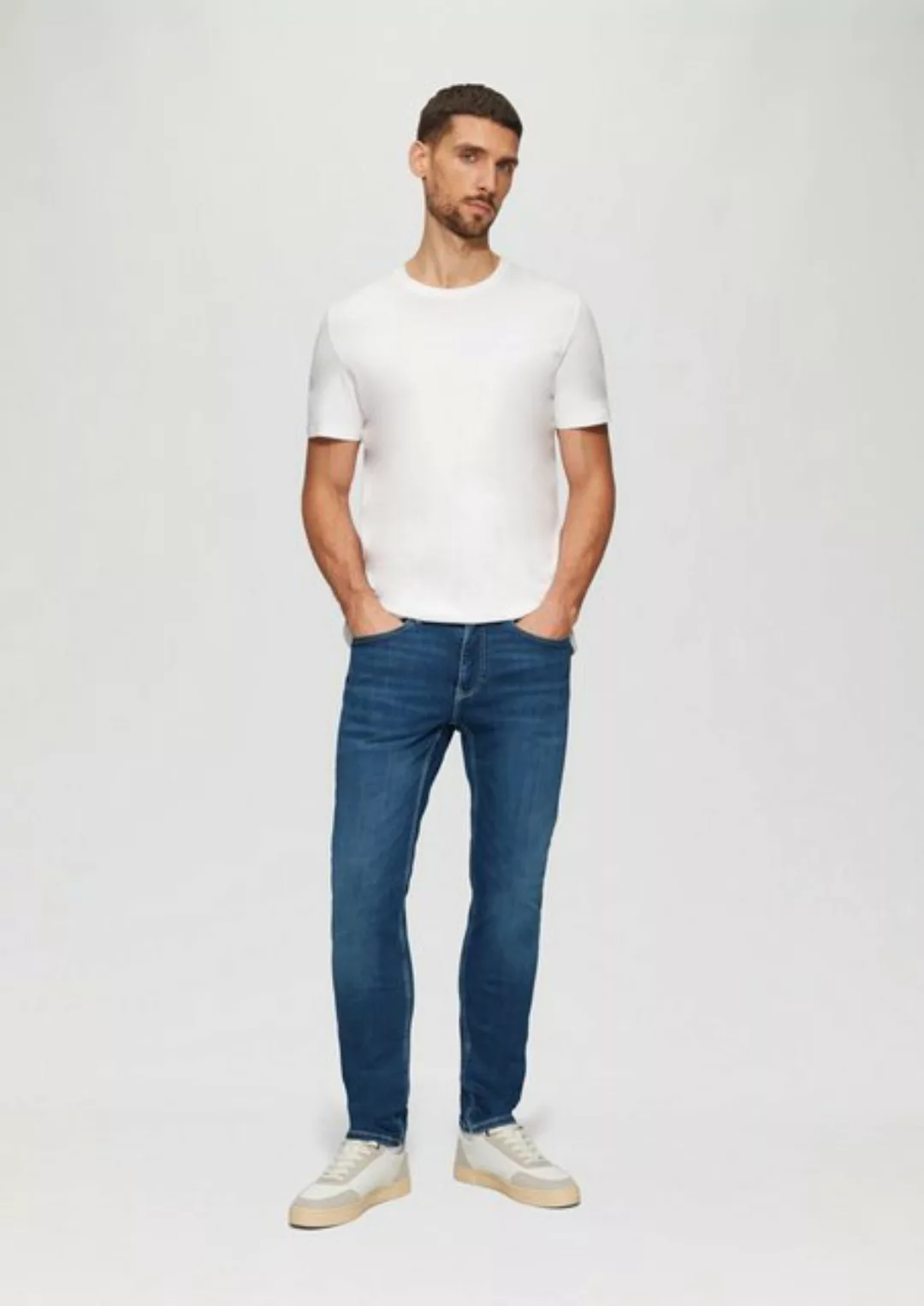 s.Oliver Stoffhose Jeans Nelio / Slim Fit / Mid Rise / Slim Leg günstig online kaufen