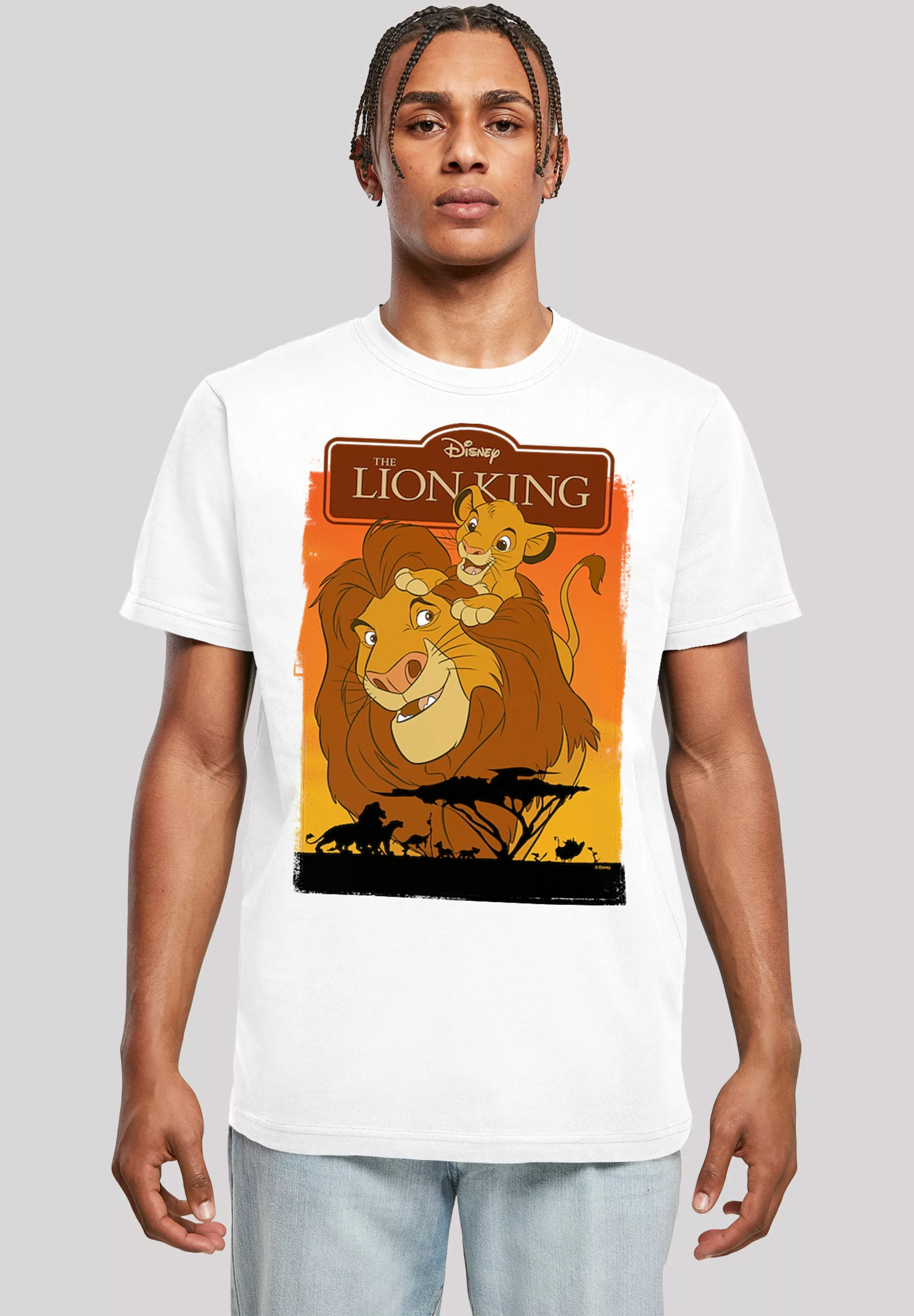 F4NT4STIC T-Shirt "König der Löwen Simba und Mufasa", Print günstig online kaufen