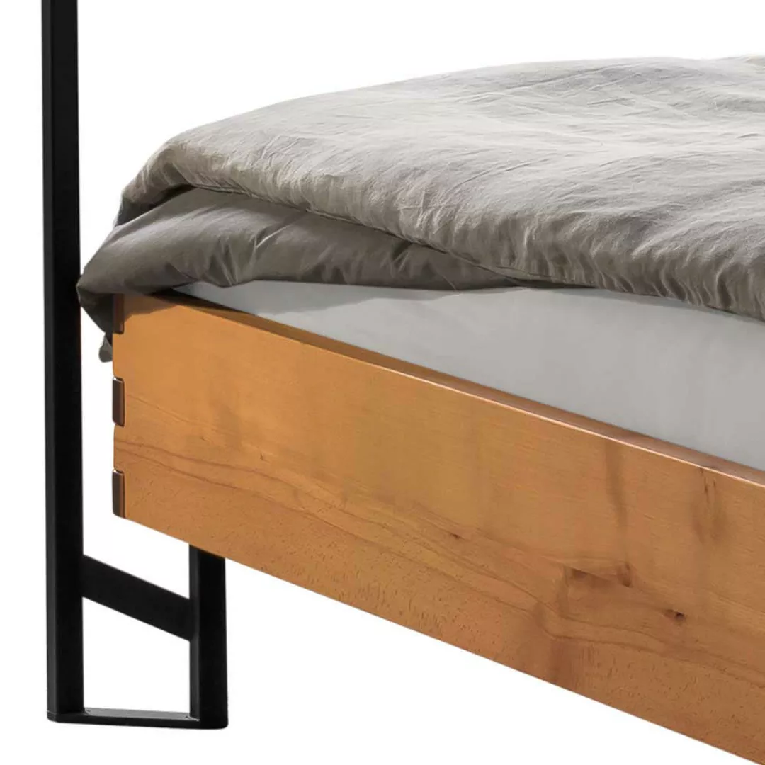 Modernes Himmelbett im Industry und Loft Stil 200 cm hoch günstig online kaufen