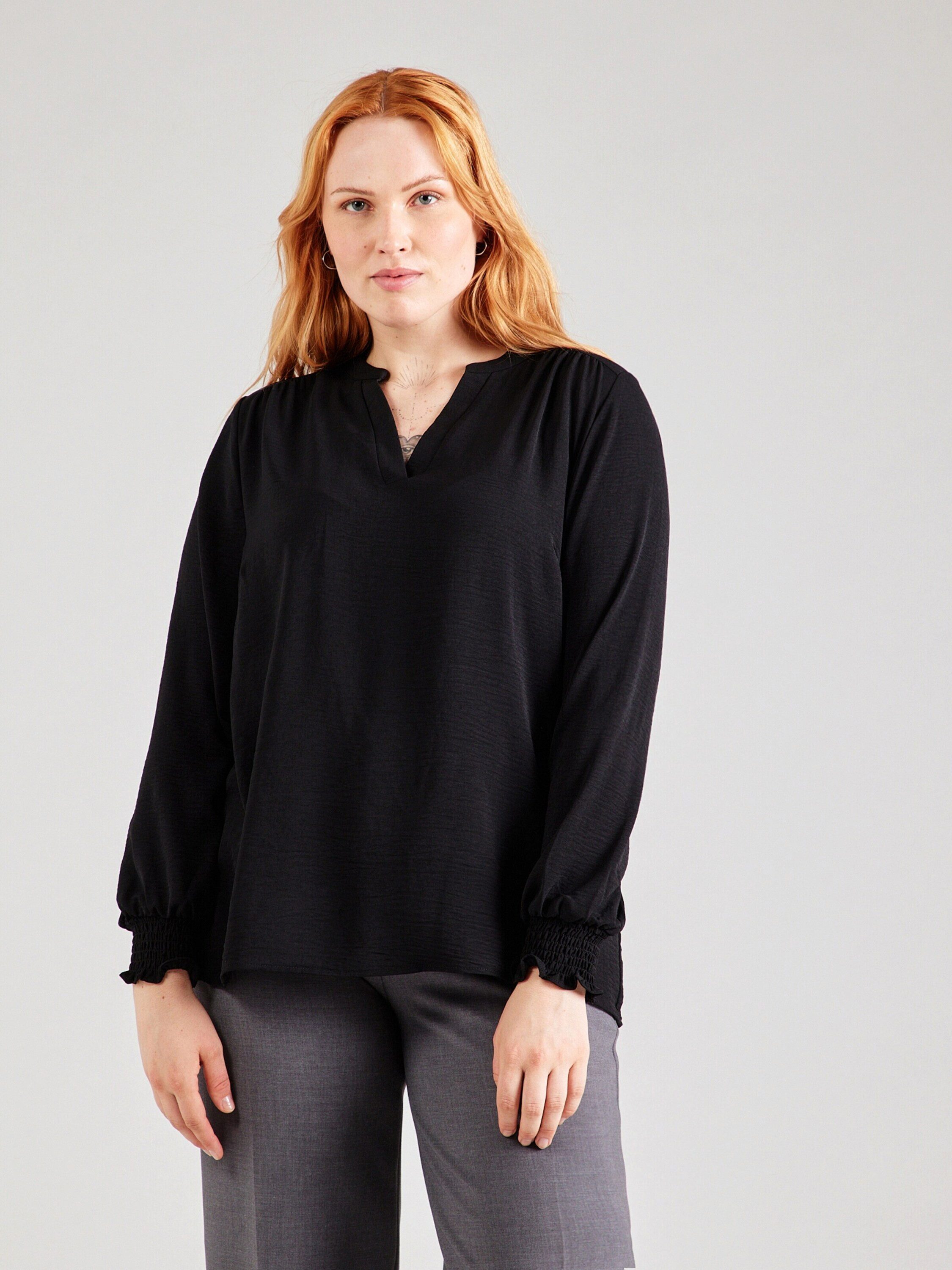ONLY CARMAKOMA Shirtbluse "CARMETTA LIFE V-NECK TOP WVN NOOS" günstig online kaufen