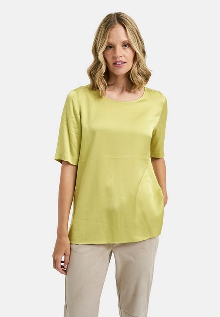 Milano Italy Shirtbluse BLOUSE WITH ROUNDNECK AND 1/2 SLEEV günstig online kaufen